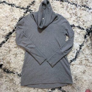 Merino Gray Sweatshirt Dress